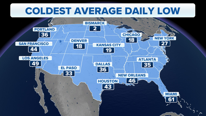 How Cold Can Temperatures Get During The Coldest Time Of Year? | Fox ...