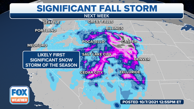 Rockies Could Get First Snowstorm Of The Season Next Week | Fox Weather