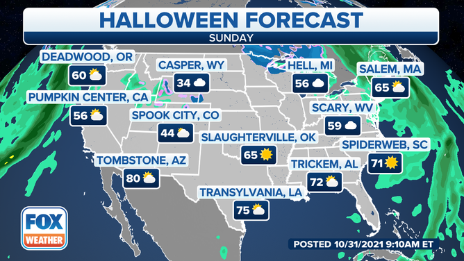 Halloween Weather Forecast: These 13 Spooky Town Names Really Exist ...