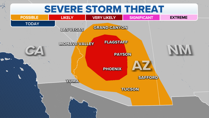 Severe weather threat for SW 10/5/21