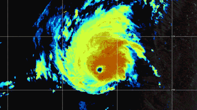 Hurricane Sam satellite loop 10/1/21