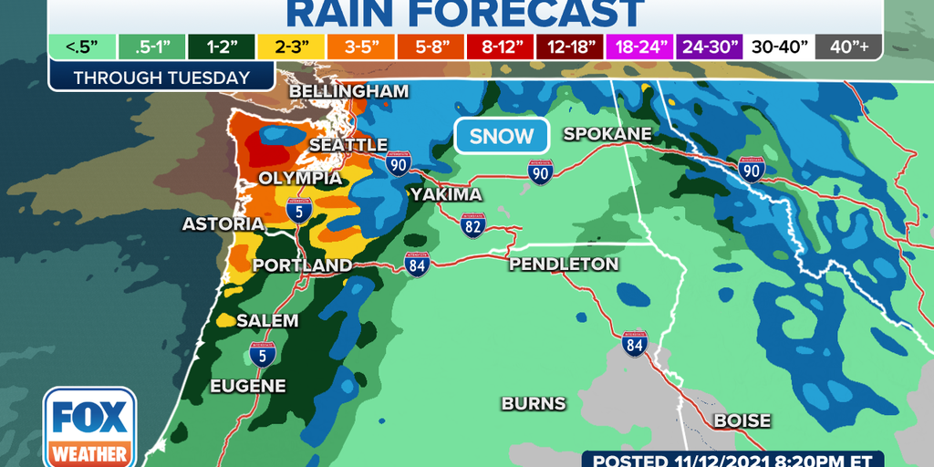 Homes, lives under flood threat as atmospheric river slams Pacific ...