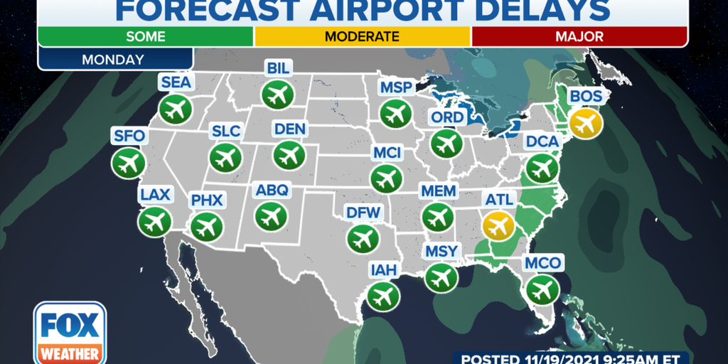 Thanksgiving travel forecast Where holiday travelers can expect flight