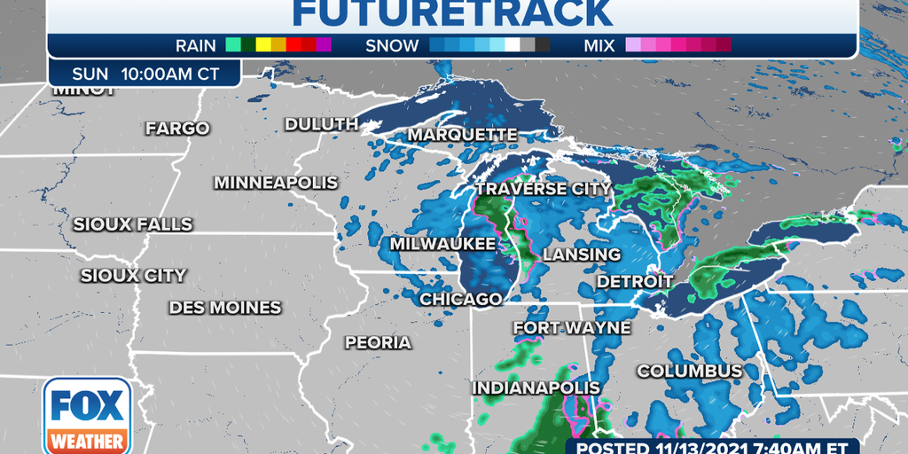 Alberta Clipper Bringing Snow To Great Lakes, Northeast | Fox Weather