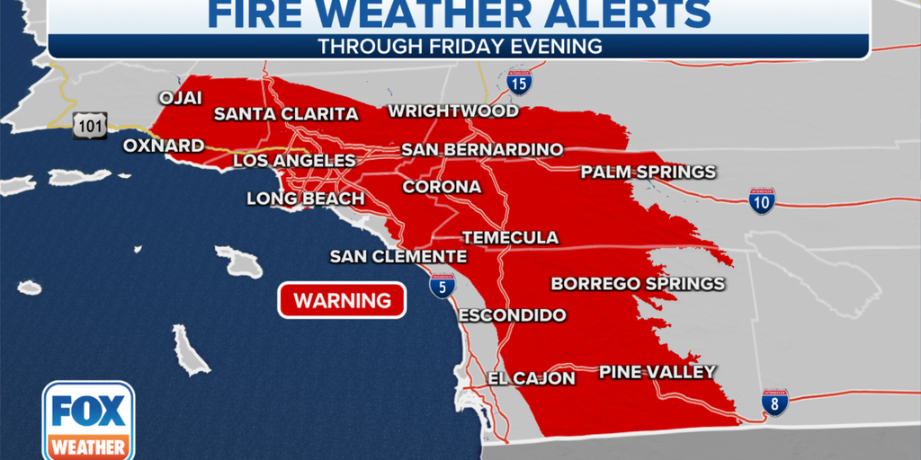 Santa Ana Winds In Southern California Fueling Fire Threat, Power ...