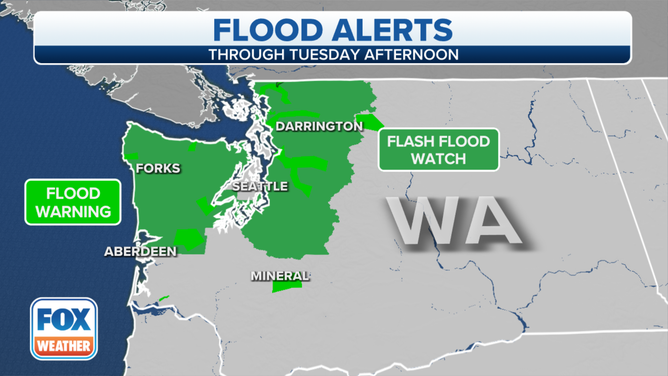 Atmospheric River Targets Pacific Northwest Again | Fox Weather