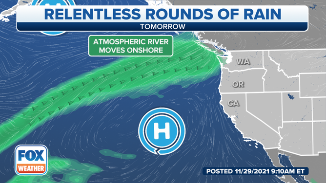 More Rain Ahead For Waterlogged Pacific Northwest As Another ...