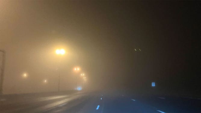 Fog near Huntsville, Alabama 11/12/21