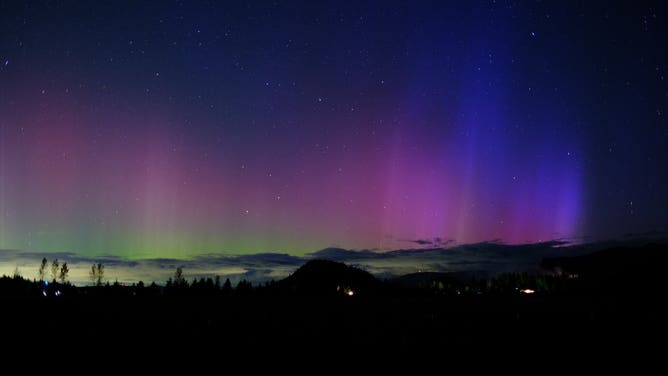 The northern lights from Enumclaw, Washington. (Image credit: Jeff Knesebeck)