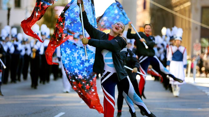 Veterans Day parade in Boston