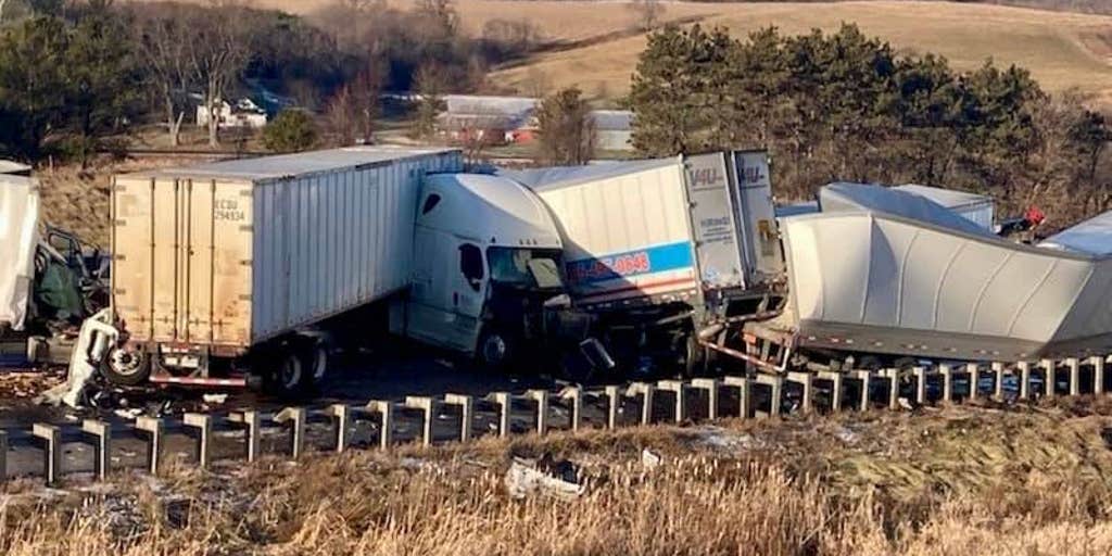 Icy roads in Wisconsin lead to crashes involving 100 vehicles on I-94 ...