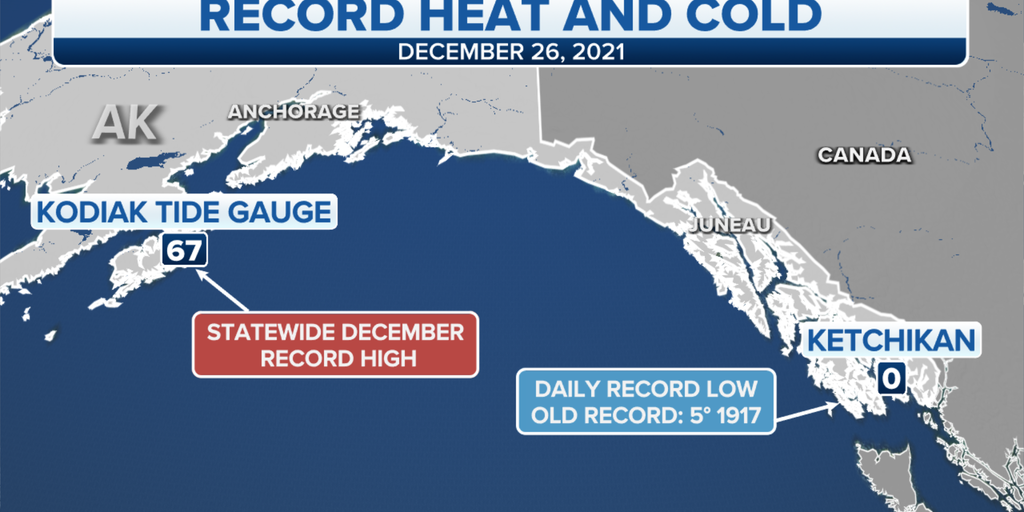 Alaska extremes: record warmth, record cold and ‘Icemageddon 2021 