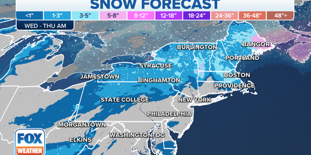 First snow of season ahead for Northeast, including Boston, on ...