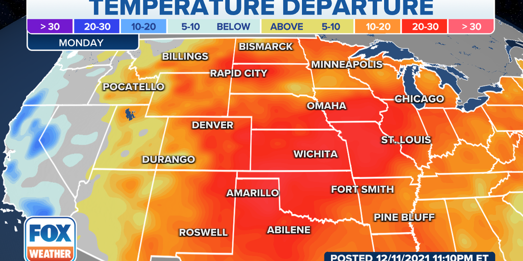 Above-average temperatures could shatter records this week | Fox Weather