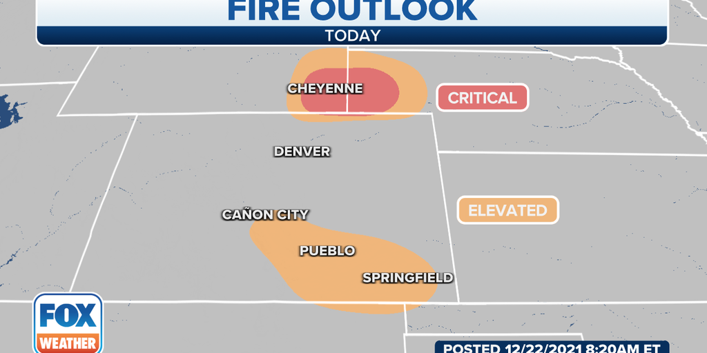 Fire risk 'critical' for parts of central High Plains on Wednesday ...