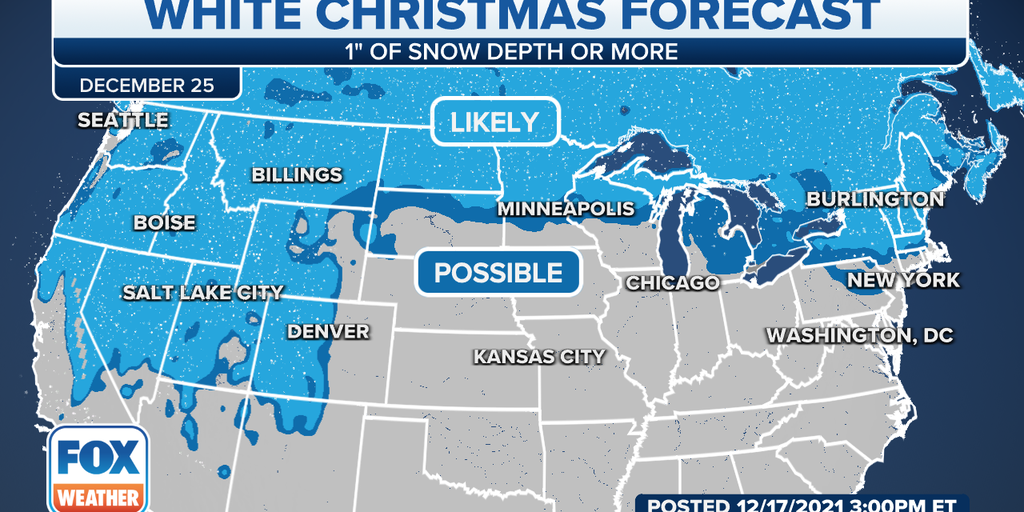 White Christmas Chances To Remain A Dream For Most Of Country | Fox Weather