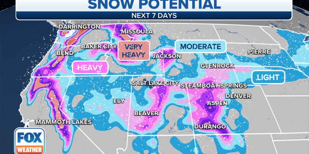 Significant winter storm possible for central Rockies this week | Fox ...