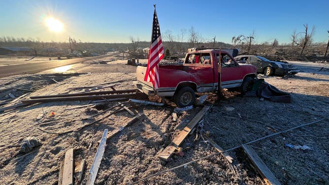 Tornado Damage in Dawson Springs, KY 12/21