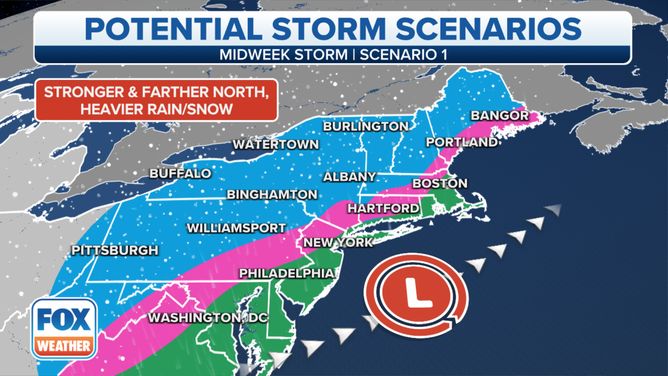 Midweek Storm Scenario 1