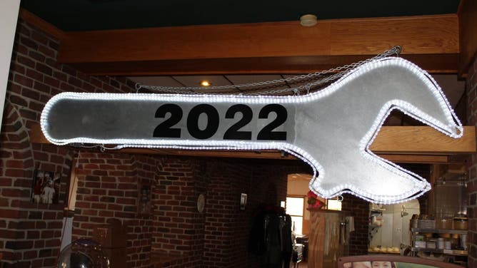 The 2022 Wrench for the Mechanicsburg Wrench Drop. (Image credit: Mechanicsburg Chamber of Commerce)