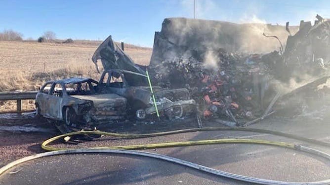 I-94 crashes 12-23-21