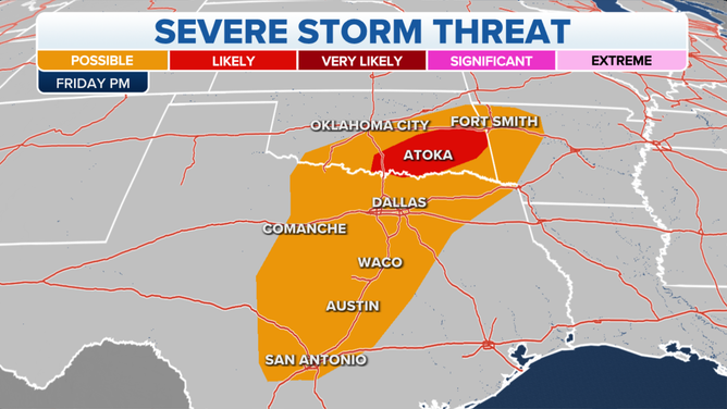 SPC severe weather outlook 12-17-21