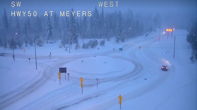 I-80 and US-50 re-opened in California Tuesday but chains are required.