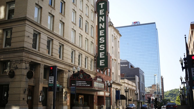 The Tennessee Theatre in downtown Knoxville. Having opened its doors in October 1928, the theatre is one of the oldest buildings in Knoxville.
