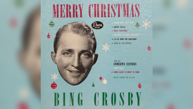The cover of Bing Crosby's 1945 album "Merry Christmas". The album includes Crosby's signature song "White Christmas." According to the Guinness Book of World Records, "White Christmas" is the best-selling single of all time with an estimated 50 million copies sold worldwide.