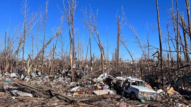 Tornado Damage in Dawson Springs, KY 12/21
