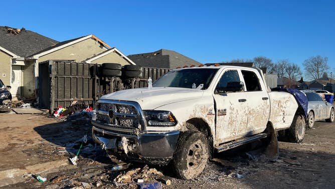 Tornado damage in Bowling Green, Kentucky 12/21