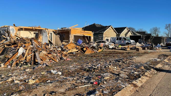 Tornado damage in Bowling Green, Kentucky 12/21