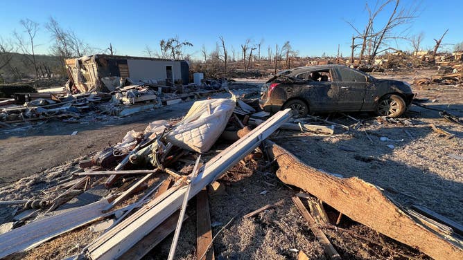 Tornado Damage in Dawson Springs, KY 12/21