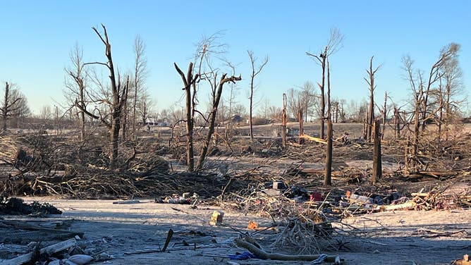Tornado Damage in Dawson Springs, KY 12/21