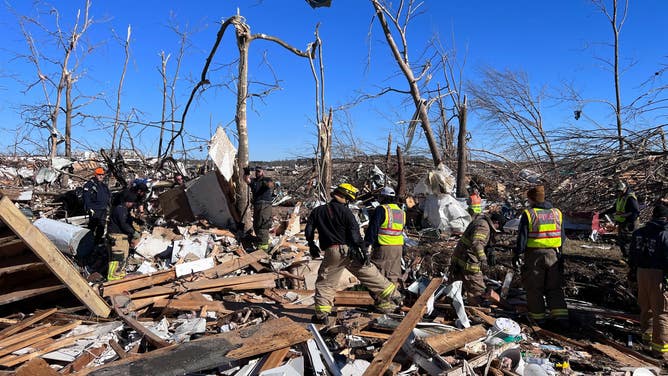 Tornado Damage in Dawson Springs, KY 12/21