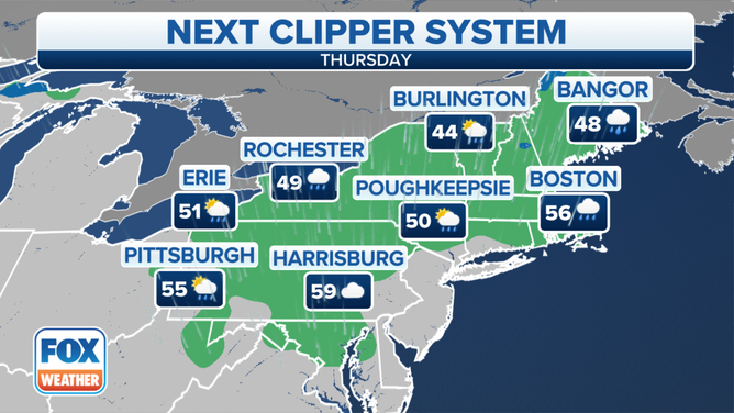 Forecast for Thursday, Dec. 2, 2021.