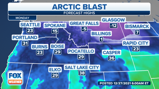 Arctic Blast Delivers Dangerously Cold Temperatures To Parts Of ...