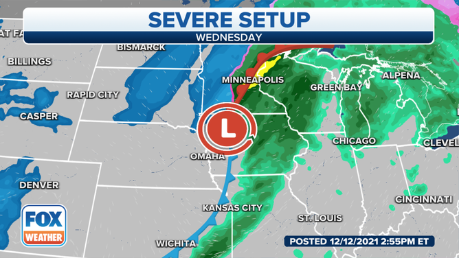 Central U.S. Storm Setup