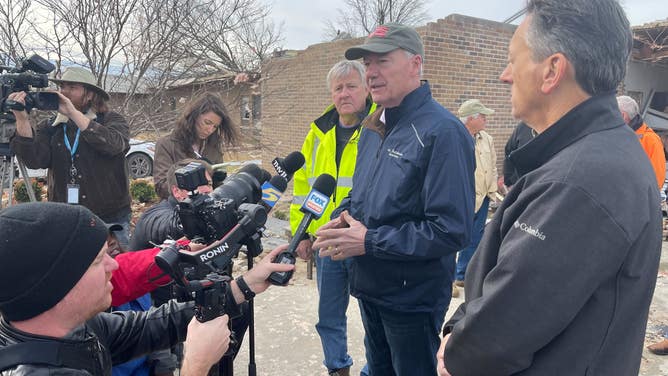 Tornado damage in Monette, AR 12/21