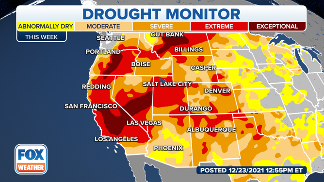 West drought conditions