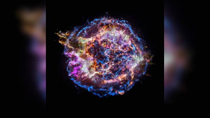 Cassiopeia A (Cas A), a supernova remnant, is one object that NASA’s IXPE mission will study. 