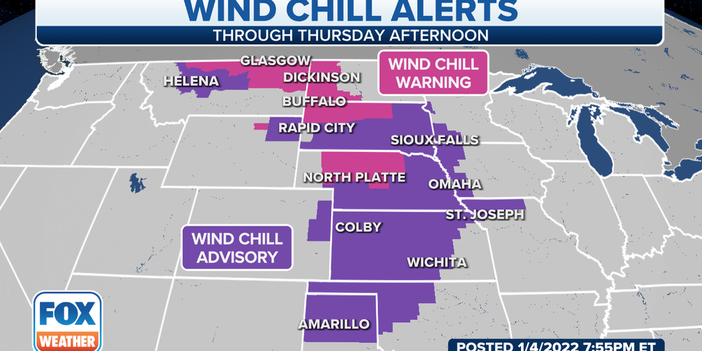 Blast of frigid air to settle across central US this week | Fox Weather