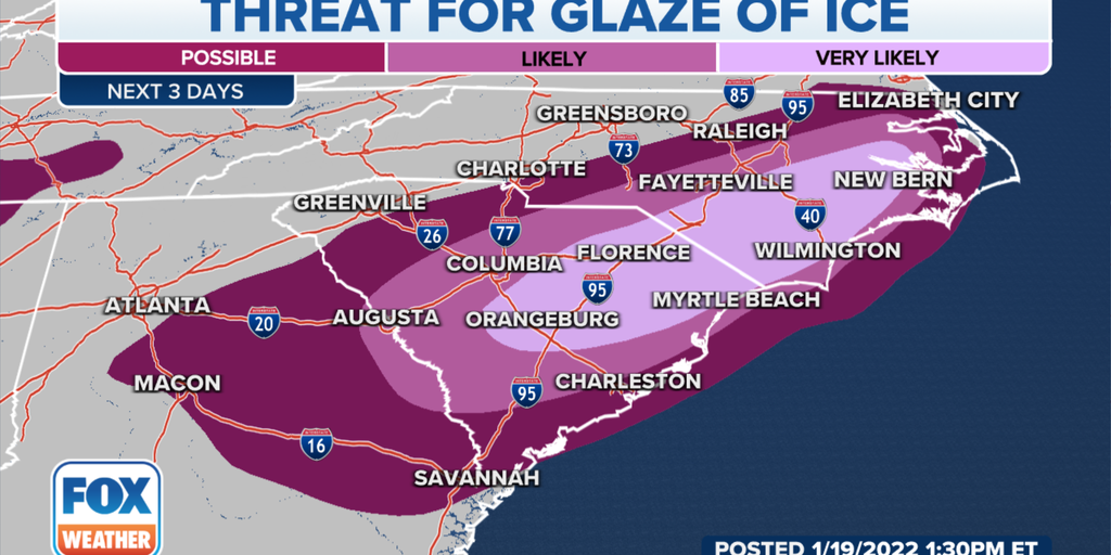 Another East Coast winter storm will bring snow, ice to Southeast, mid ...