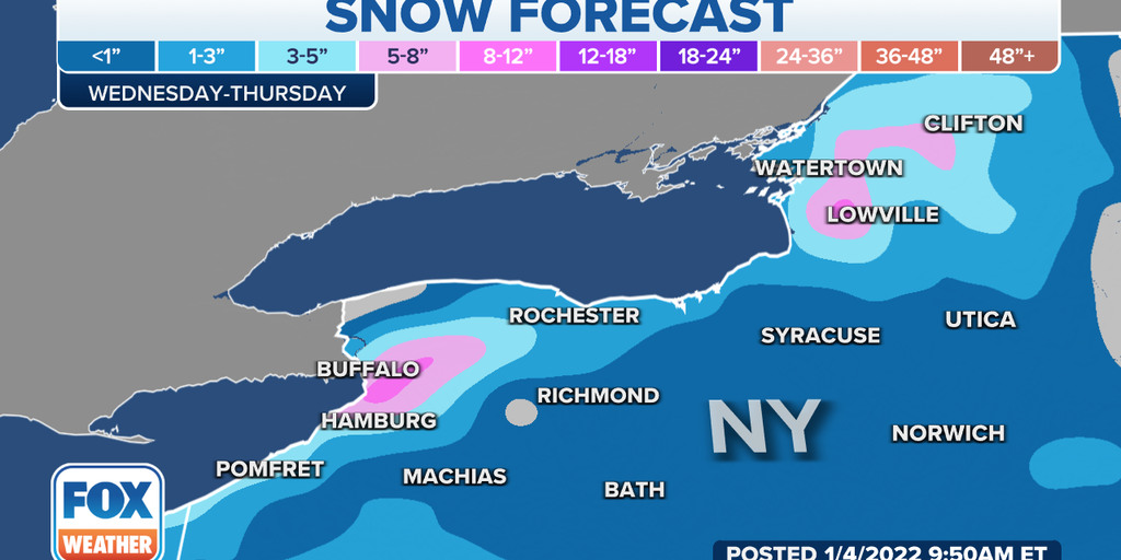 Heavy Lake-effect Snowstorm Could Drop A Foot Of Snow In Buffalo, New ...