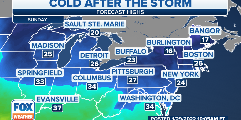 Arctic blast to add misery for millions impacted by powerful nor'easter ...