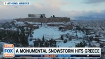 Monumental storm: Greece, Turkey paralyzed by feet of snow
