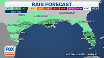 Showers and thunderstorms expected early week along Gulf Coast