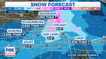 Heavy lake effect snow possible on Friday near Chicago