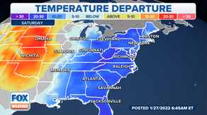 Millions in the Eastern US to feel winter's cold grip this weekend