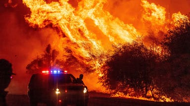 What is the difference between a controlled and contained fire?